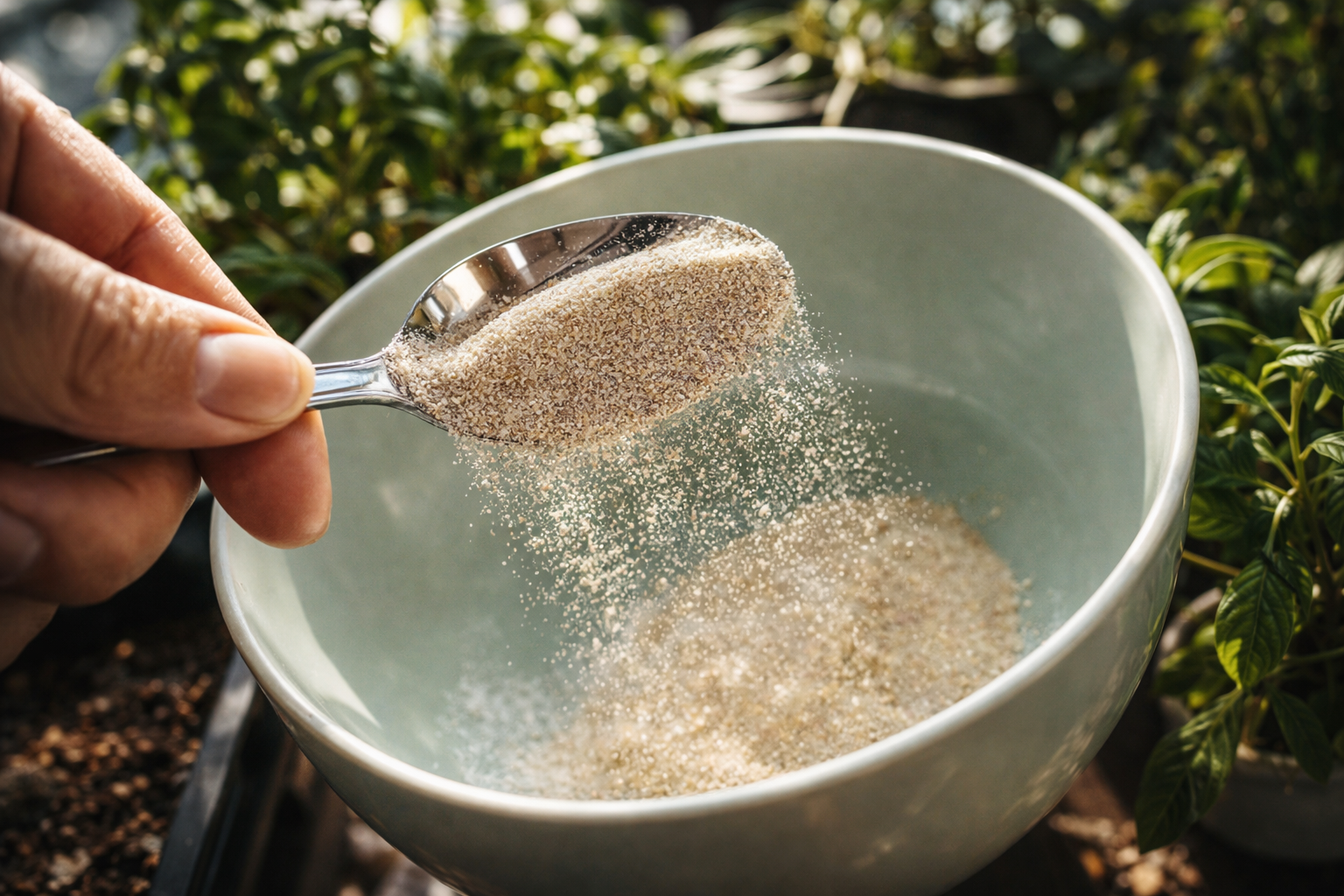 Esto impulsa notablemente el crecimiento de las plantas en tu balcón y jardín.