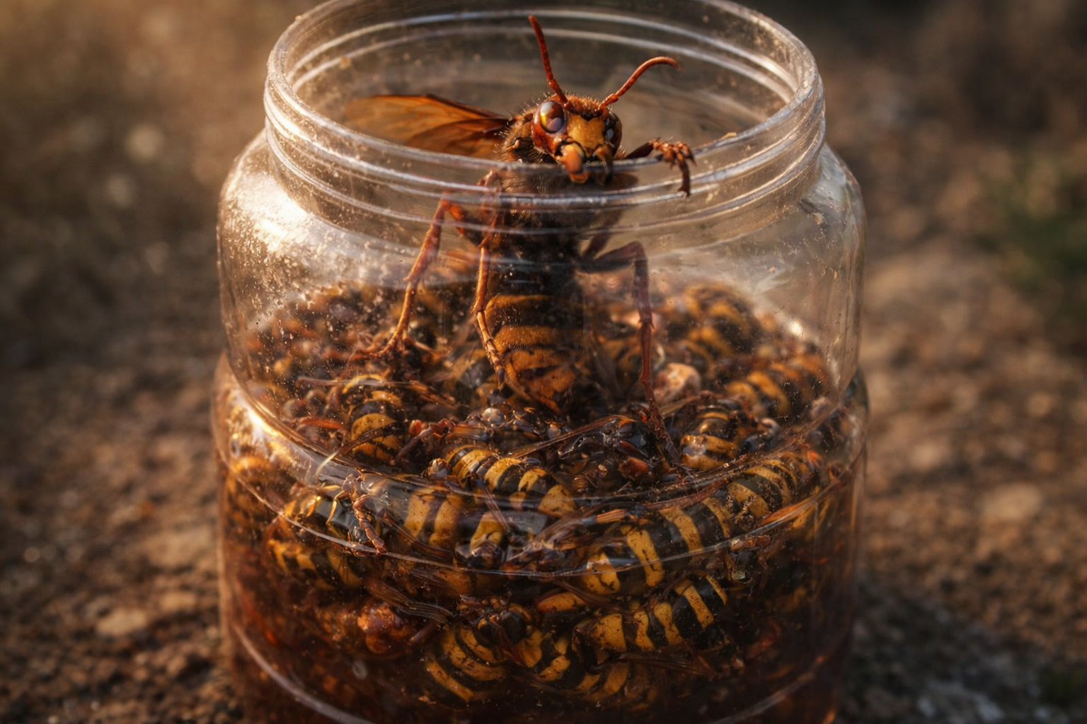 La trampa infalible con ingredientes naturales para eliminar avispas y avispones