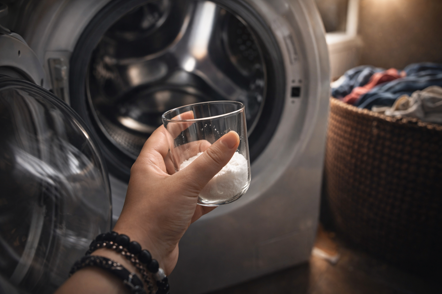 Lavadora: ahorra mucho dinero al mes con el truco del vaso