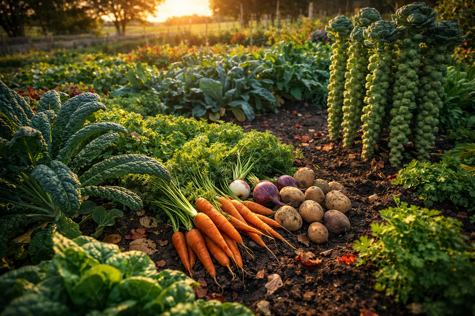 Los mejores vegetales para sembrar en otoño y obtener una cosecha abundante