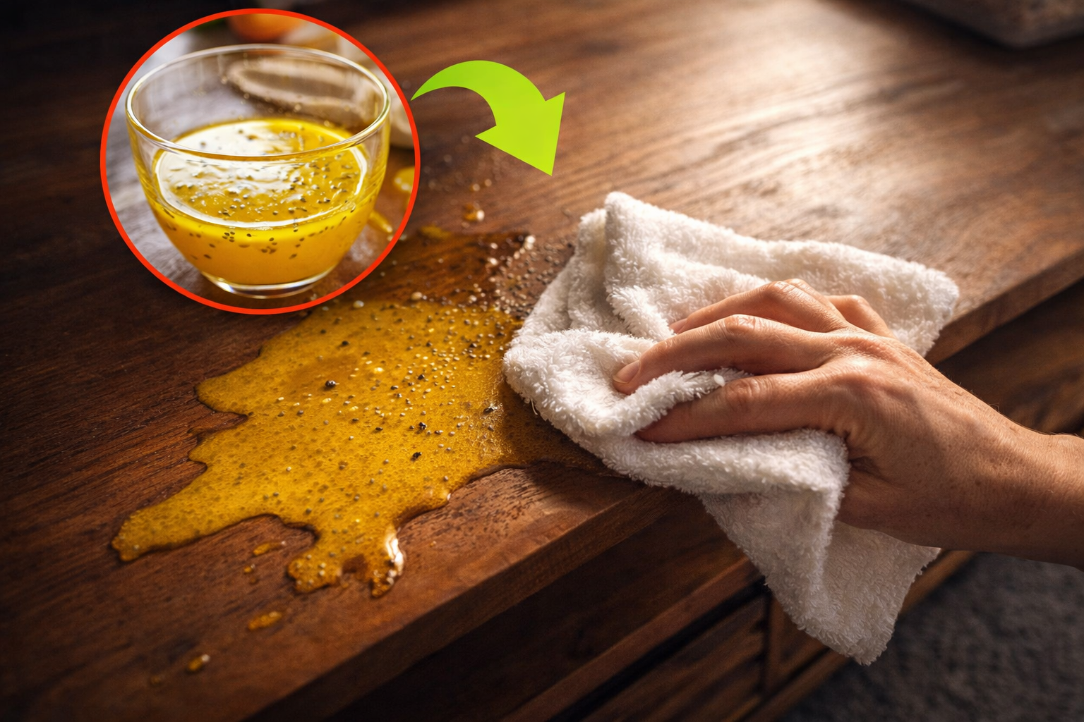 Los muebles de madera muy brillantes siempre mantendrán su lustre con este compuesto