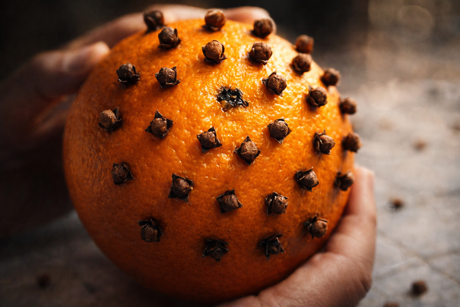 Pon clavos de olor en una naranja: la solución sencilla para un problema común en casa