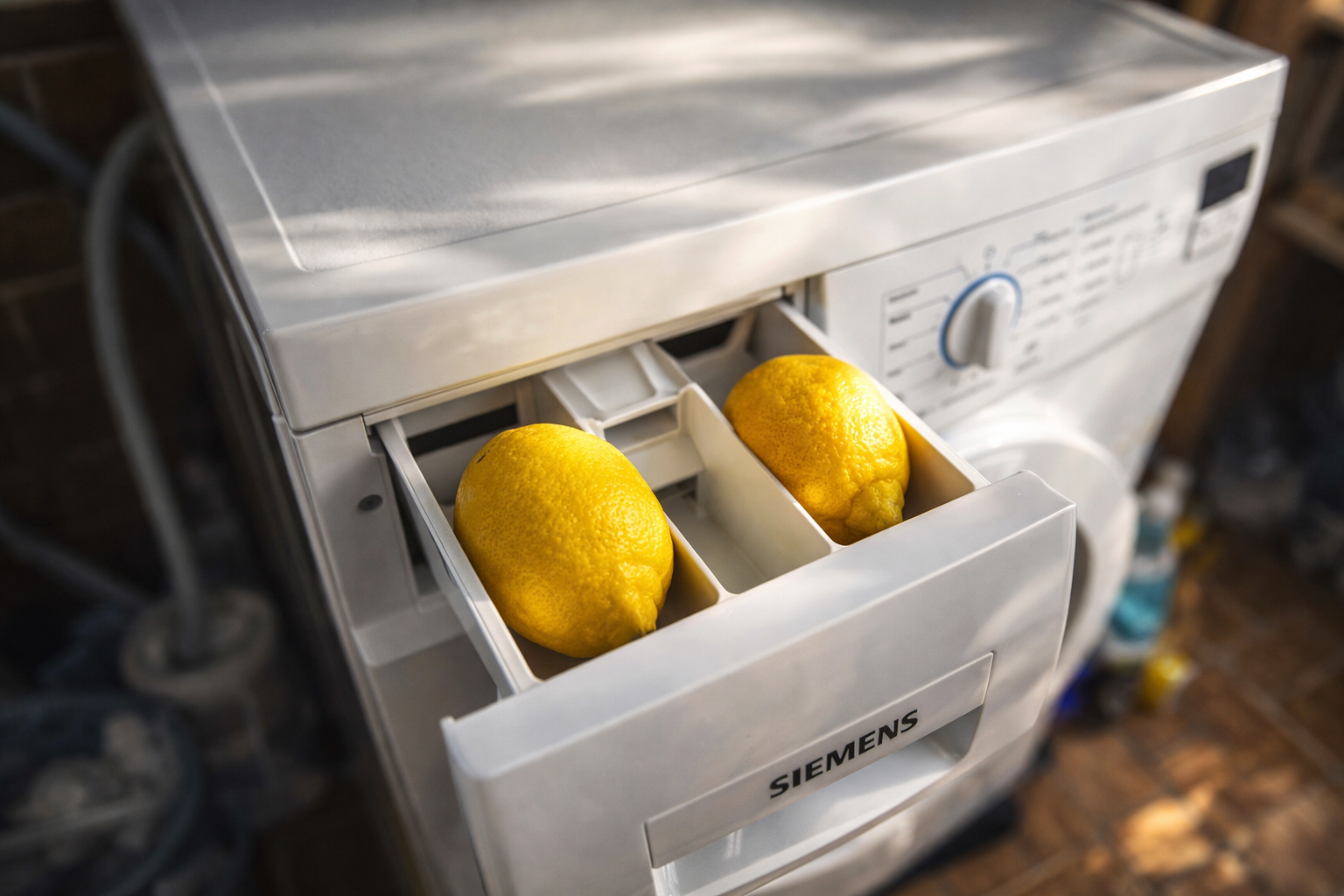 Por qué deberías poner limones en el compartimento del detergente