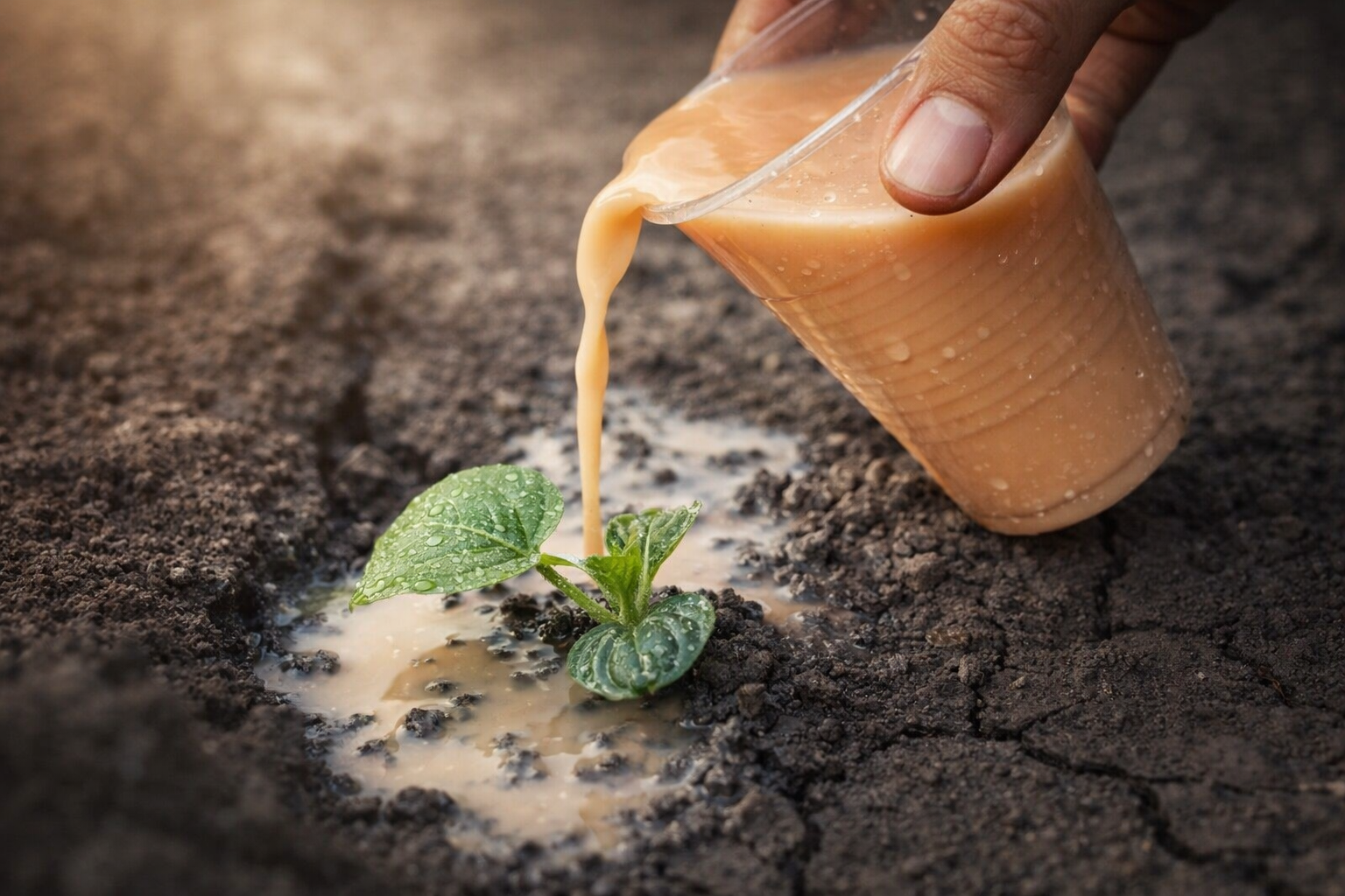 Riega los pepinos con este líquido potente; si lo haces, crecerán en pocos días.