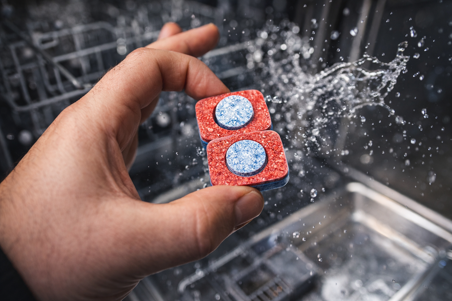 Tira la pastilla del lavavajillas en la ducha: descubre por qué es sorprendente