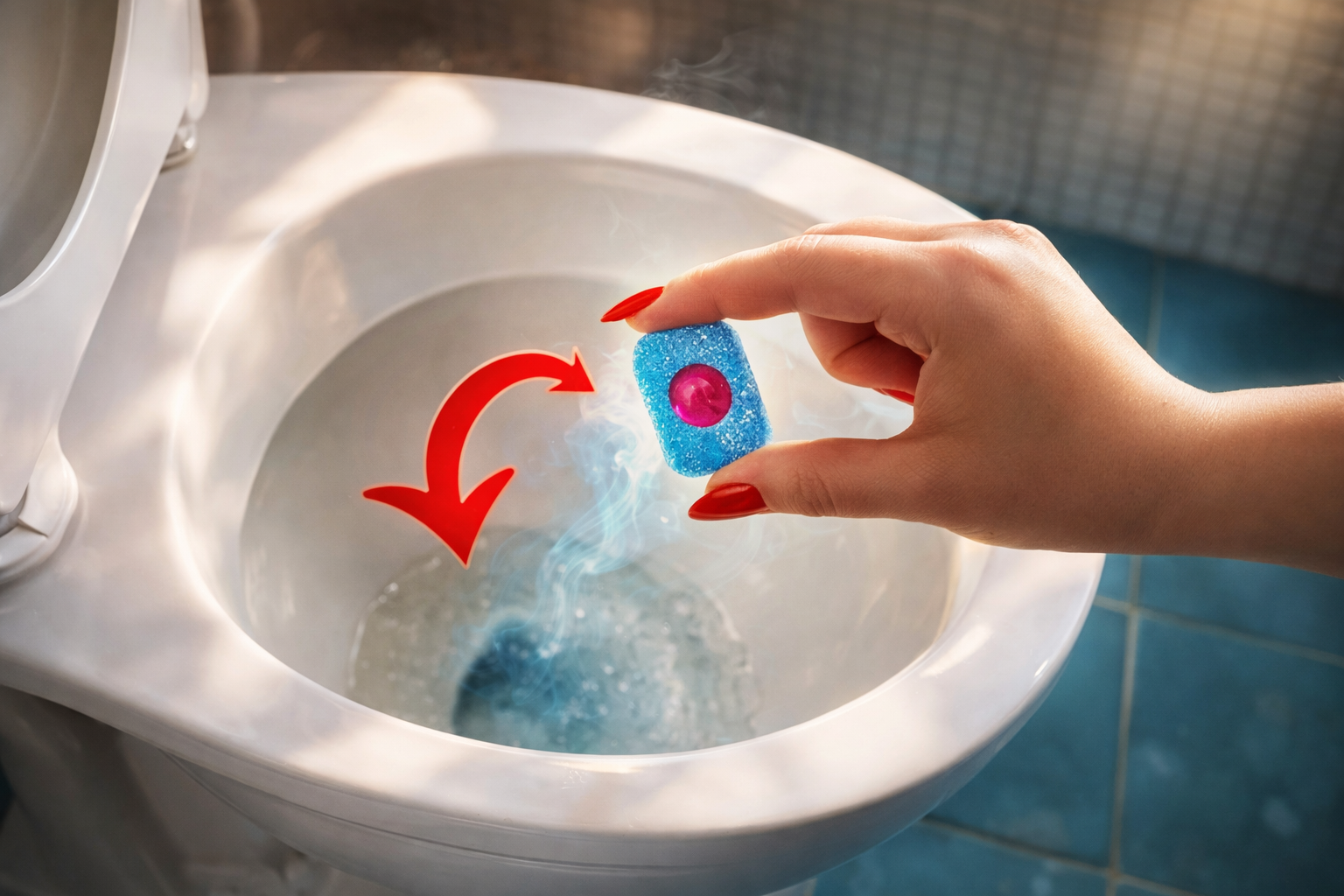 Una pastilla de lavavajillas para limpiar el baño: cómo usarla correctamente