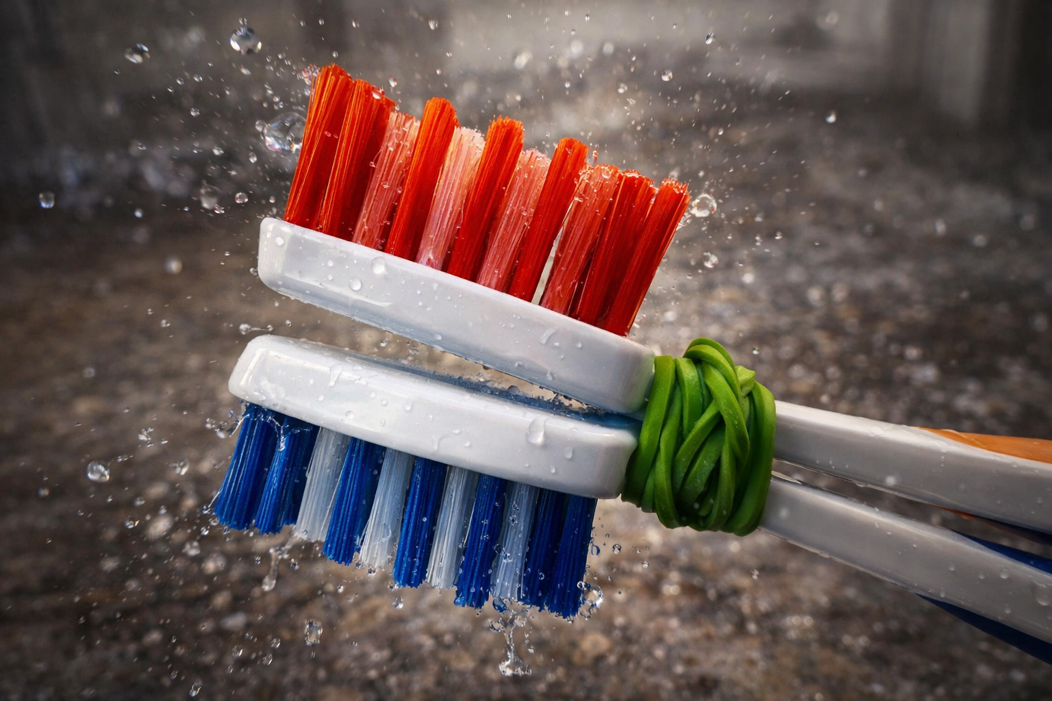 Une dos cepillos de dientes y descubre qué sucede