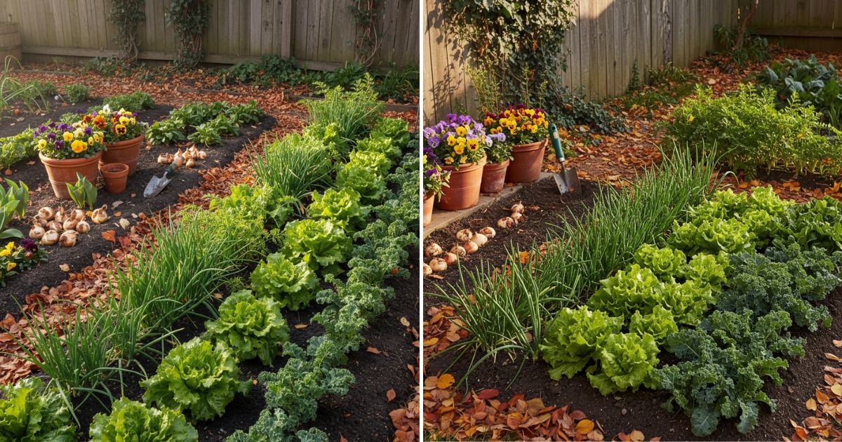 10 Flores y Verduras Perfectas para Plantar en Octubre