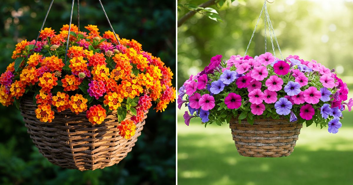 10 Plantas Impresionantes para Cestas Colgantes que Aman el Sol Directo