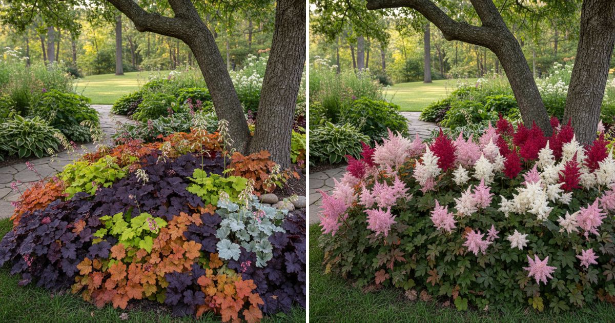 10 Plantas Resistentes Que Prosperan Bajo los Árboles