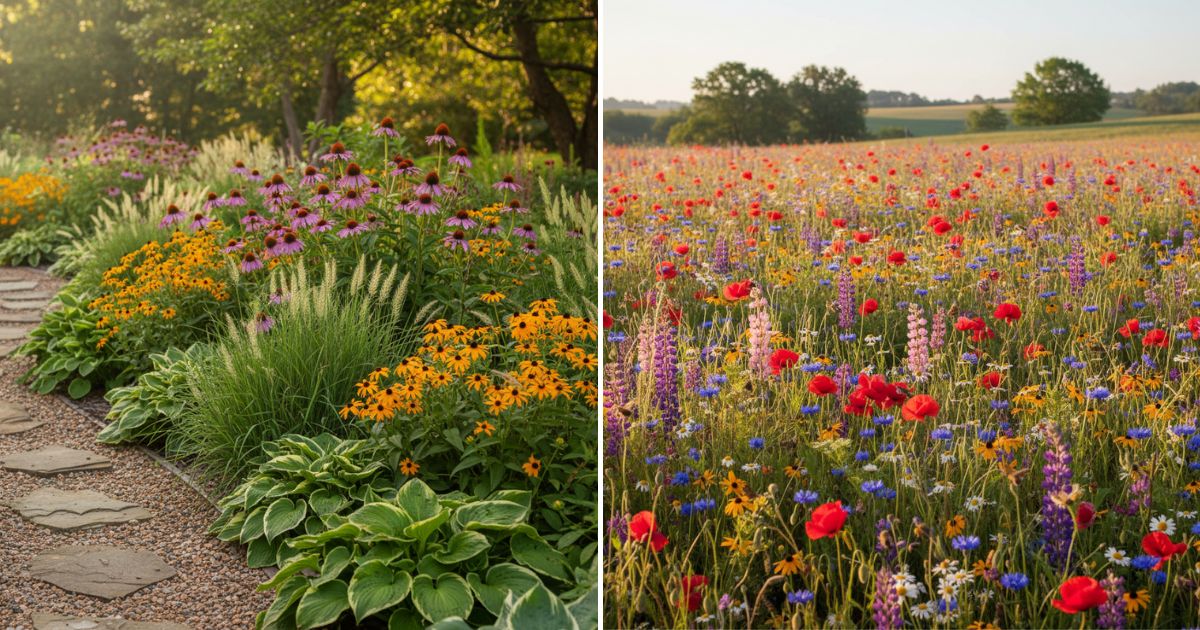 11 Flores silvestres para sembrar en octubre y lograr un prado espectacular en primavera