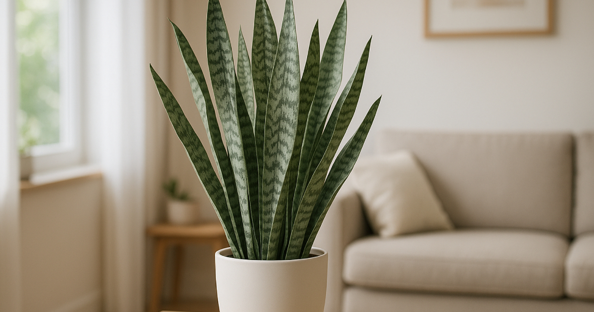 5 razones por las que la Sansevieria (Planta serpiente) debe estar en tu hogar