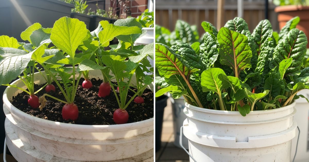 7 Verduras Fáciles que Puedes Cultivar en Cubetas este Agosto