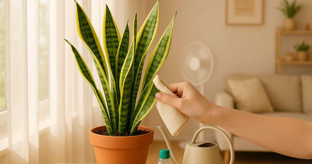 7 consejos de cuidado para plantas de serpiente en julio