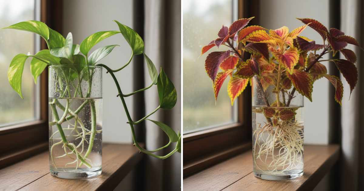 8 Plantas Asombrosas que Puedes Cultivar Solo con Agua