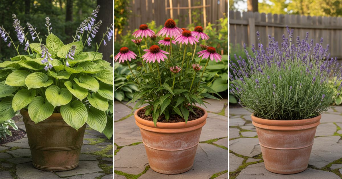 8 Plantas Perennes Resistente Que Prosperan en Macetas Todo el Año