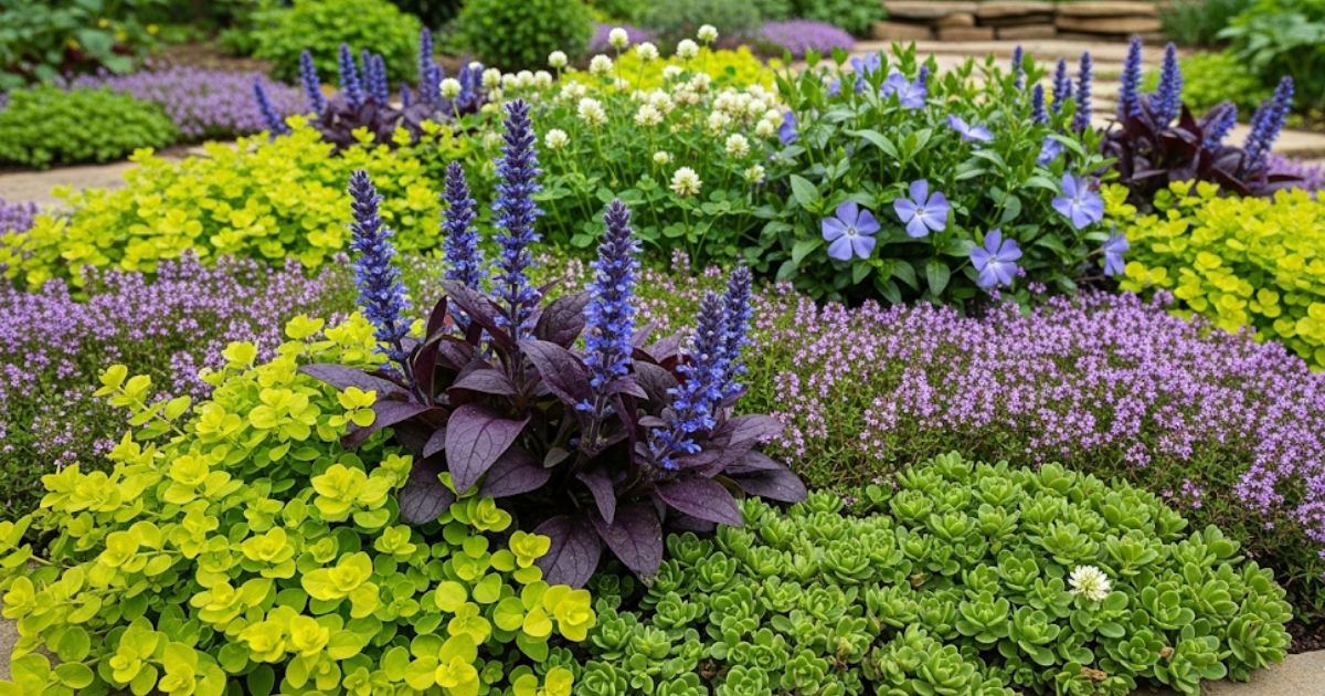 9 Cubresuelos de rápido crecimiento que eliminan las malas hierbas naturalmente