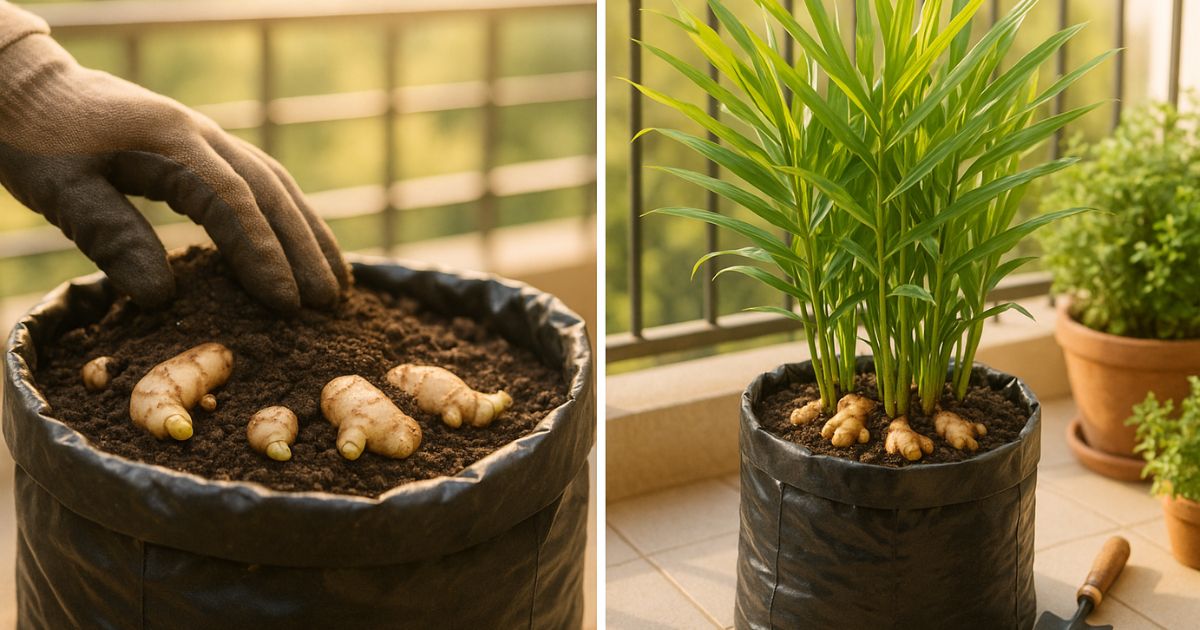 Cómo Cultivar Jengibre en Bolsas de Plástico: Cosechas Frescas en Casa