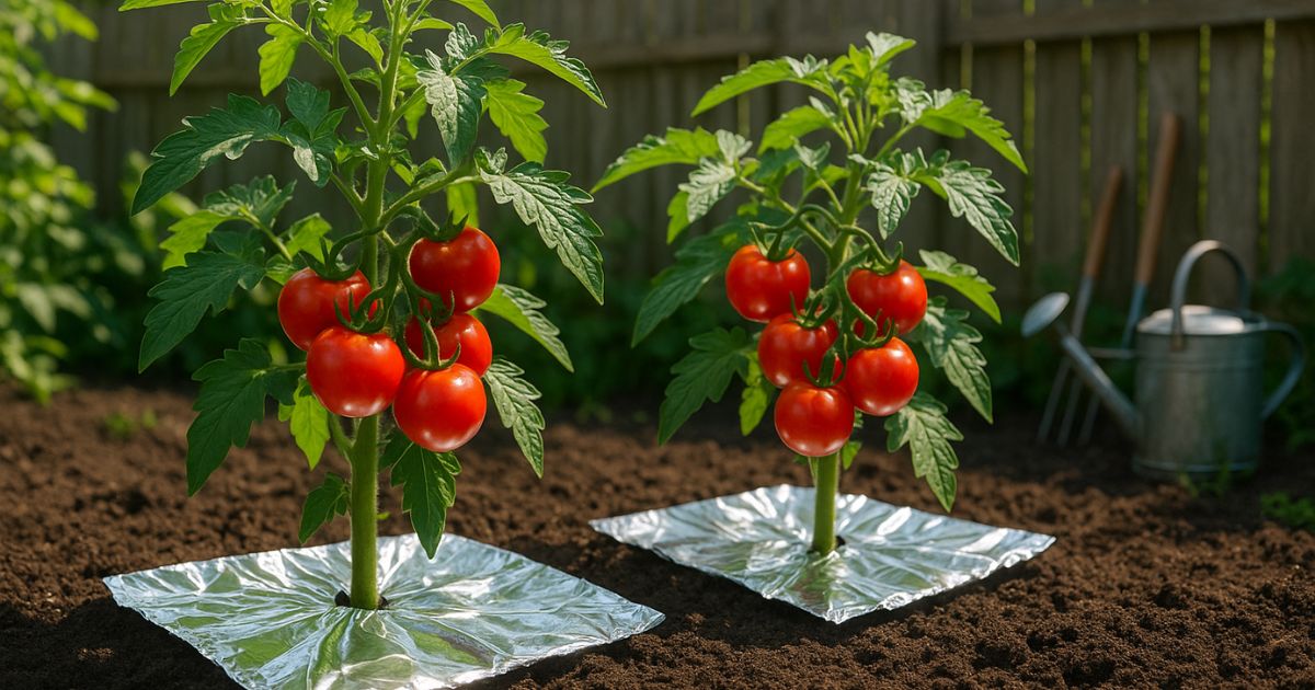 Cómo el papel aluminio puede estimular el crecimiento de tu planta de tomate