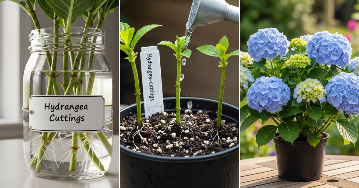 Cómo enraizar esquejes de hortensia para obtener plantas nuevas y hermosas
