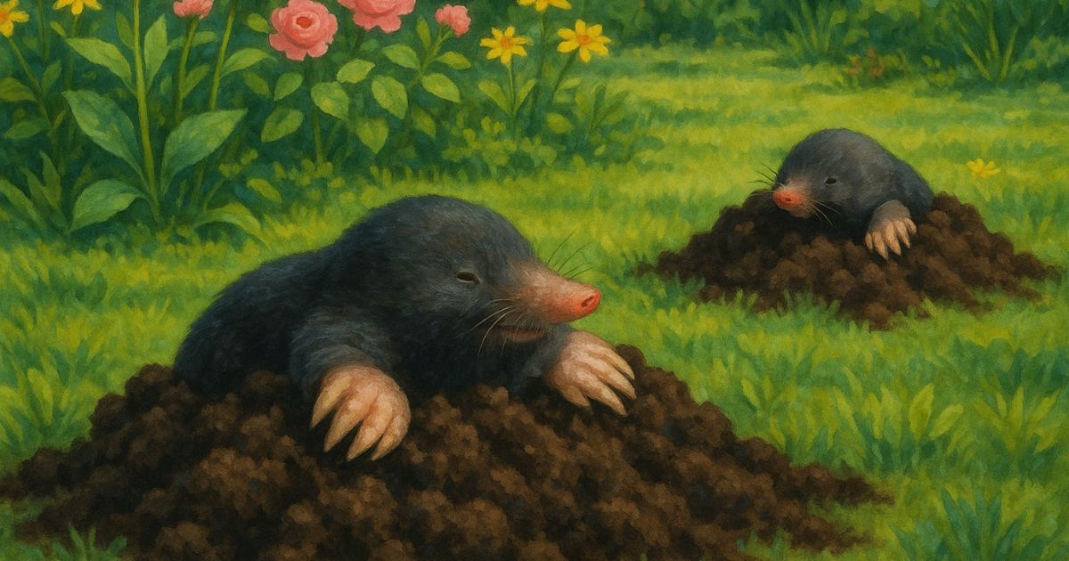 Cómo mantener a las topos fuera de tu jardín sin usar veneno