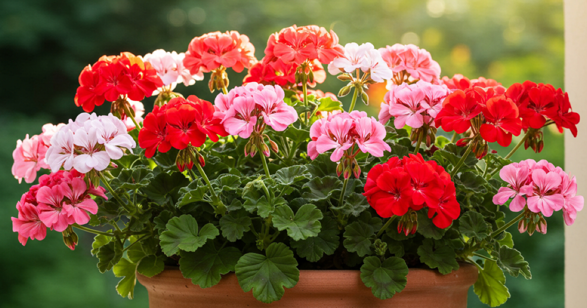 Cómo mantener tus geranios floreciendo durante todo el verano