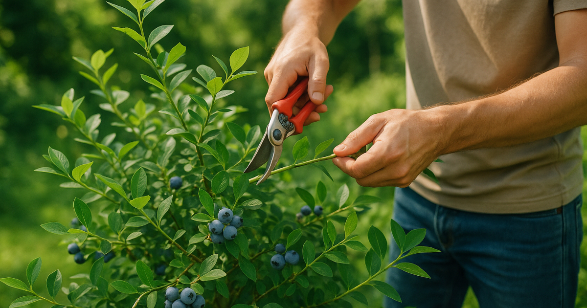 Cómo y Cuándo Podar los Arbustos de Arándanos para Obtener la Mayor Cosecha
