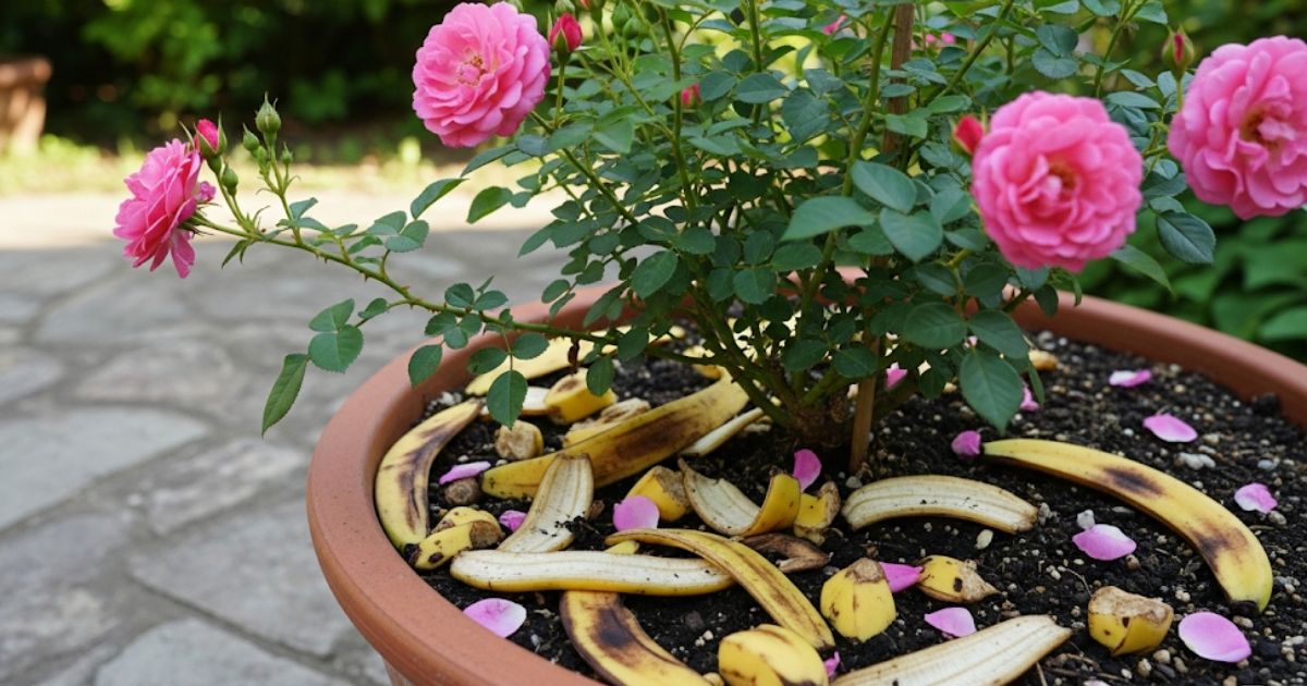 Con Solo Una Cáscara de Plátano Puedes Revivir Las Rosas