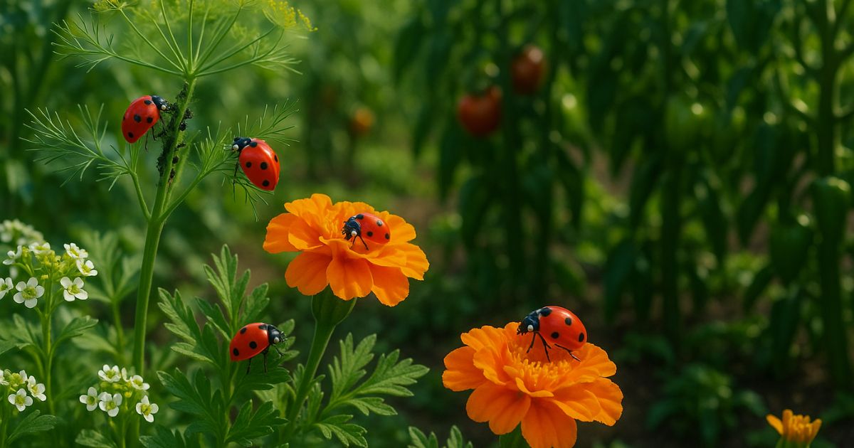 Cultiva Estas Plantas y Deja que las Mariquitas Defiendan Tu Jardín de Forma Natural