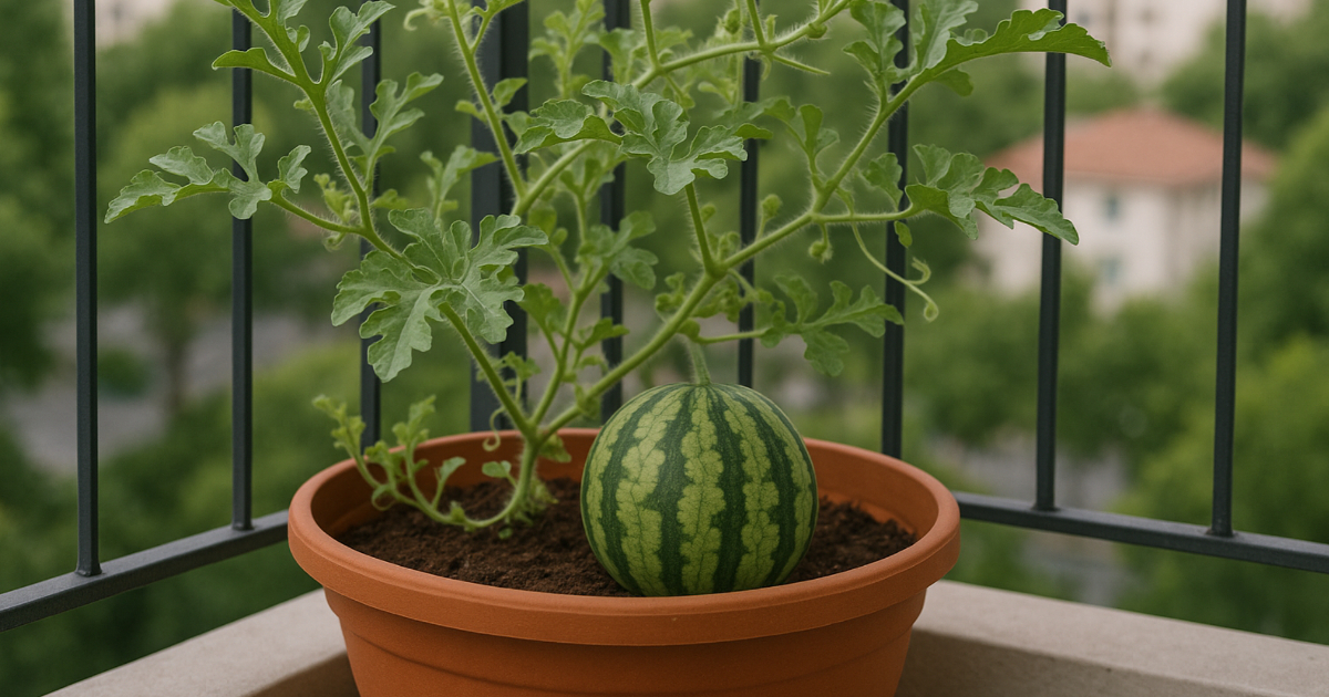 Guía fácil para cultivar sandías en macetas en casa