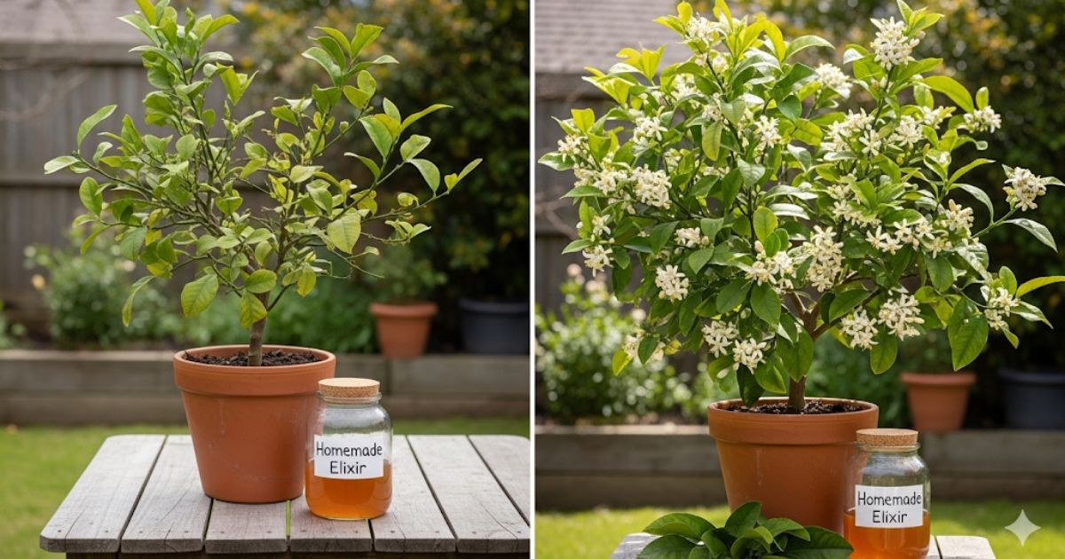 Haz Florecer Tu Árbol de Limón Todo el Año con Este Elixir Casero