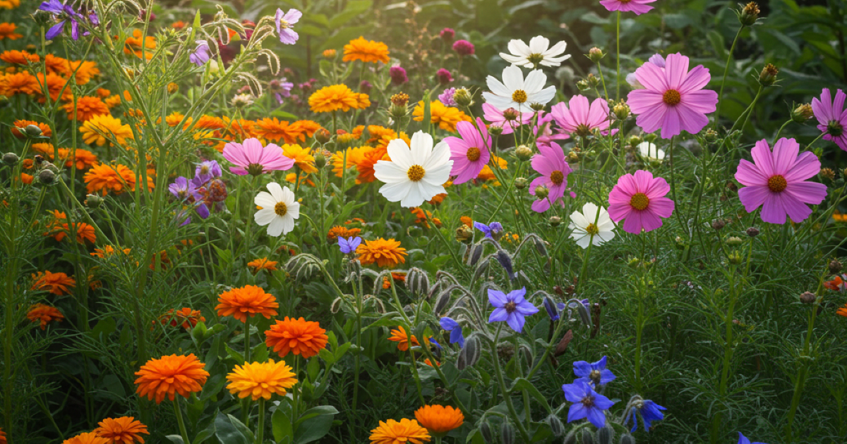 Planta una vez, disfruta por años: 12 favoritos del jardín que se siembran solos