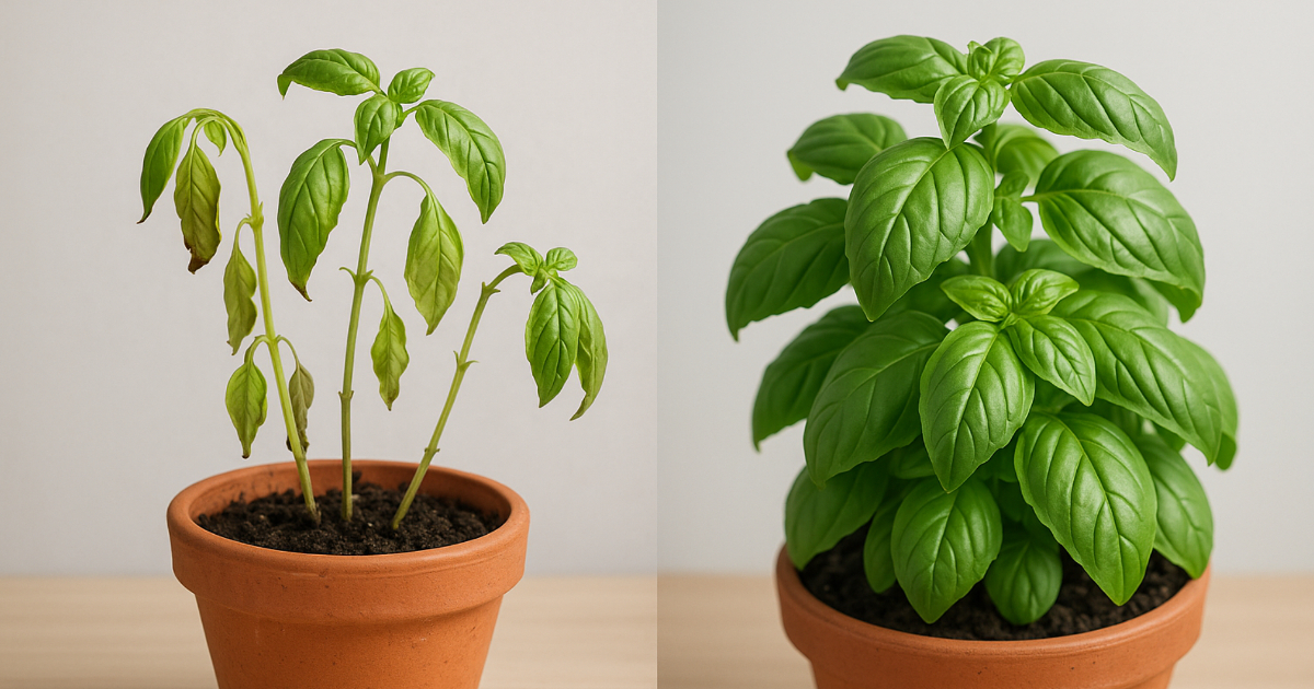 Por Qué Tu Albahaca Sigue Marchitándose (Y La Forma Más Fácil de Salvarla)