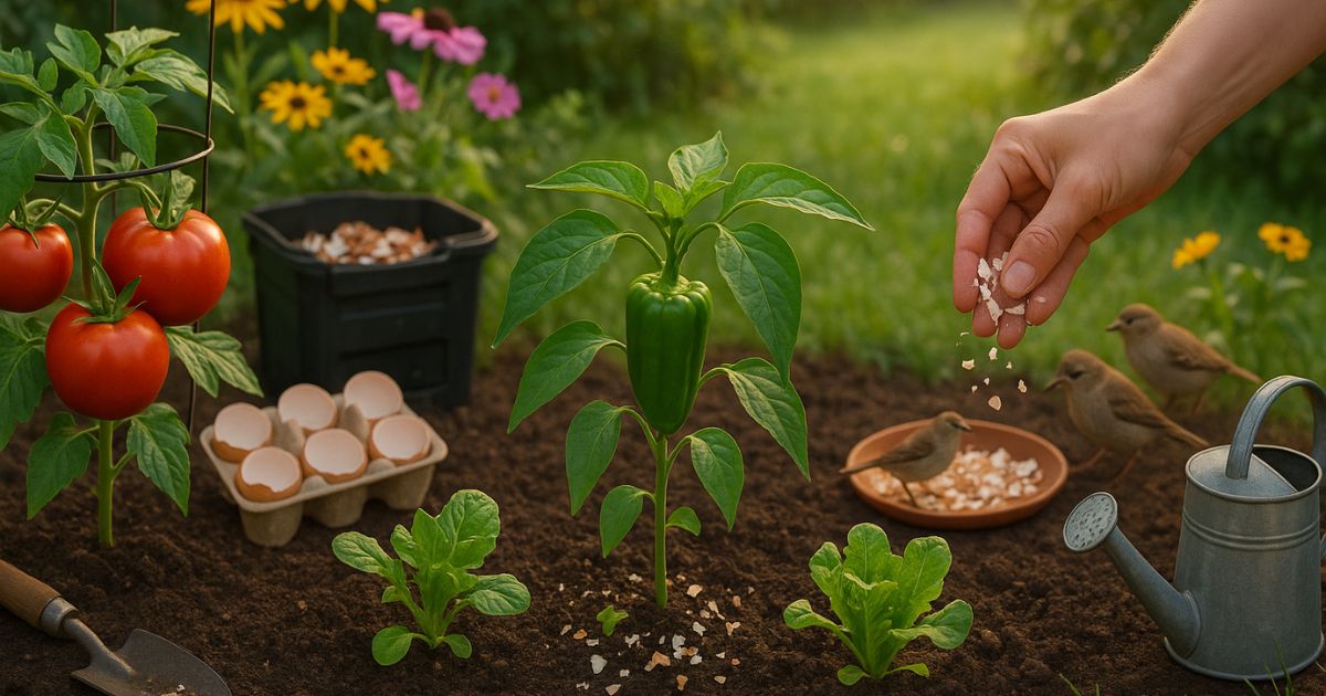 ¡No Tires Esas Cáscaras de Huevo! 10 Formas Geniales de Usarlas en Tu Jardín
