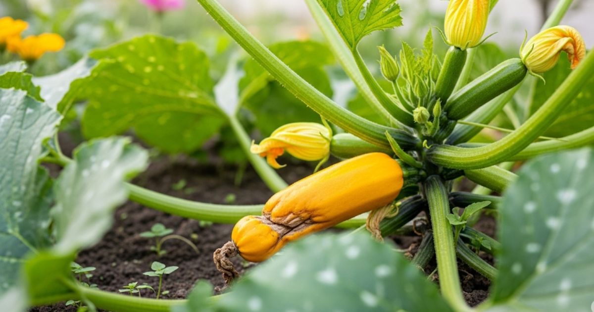 ¿El calabacín se está volviendo amarillo? Esto es lo que realmente está pasando