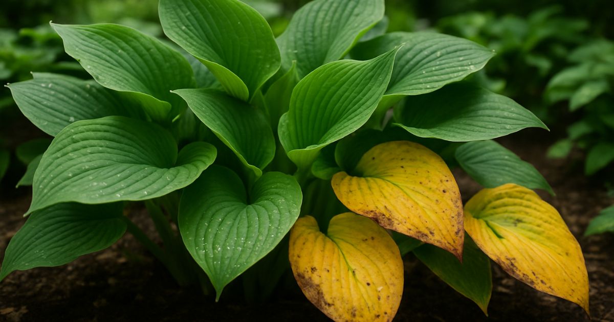 ¿Las hojas de hosta se están poniendo amarillas? Esto es lo que pasa (y cómo solucionarlo)