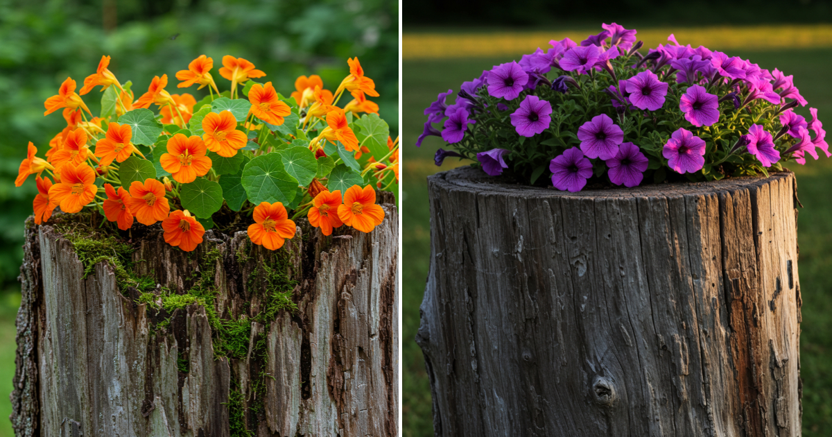 ¿Tienes un Tocón? ¡Planta Estas 9 Flores Hermosas en Él!