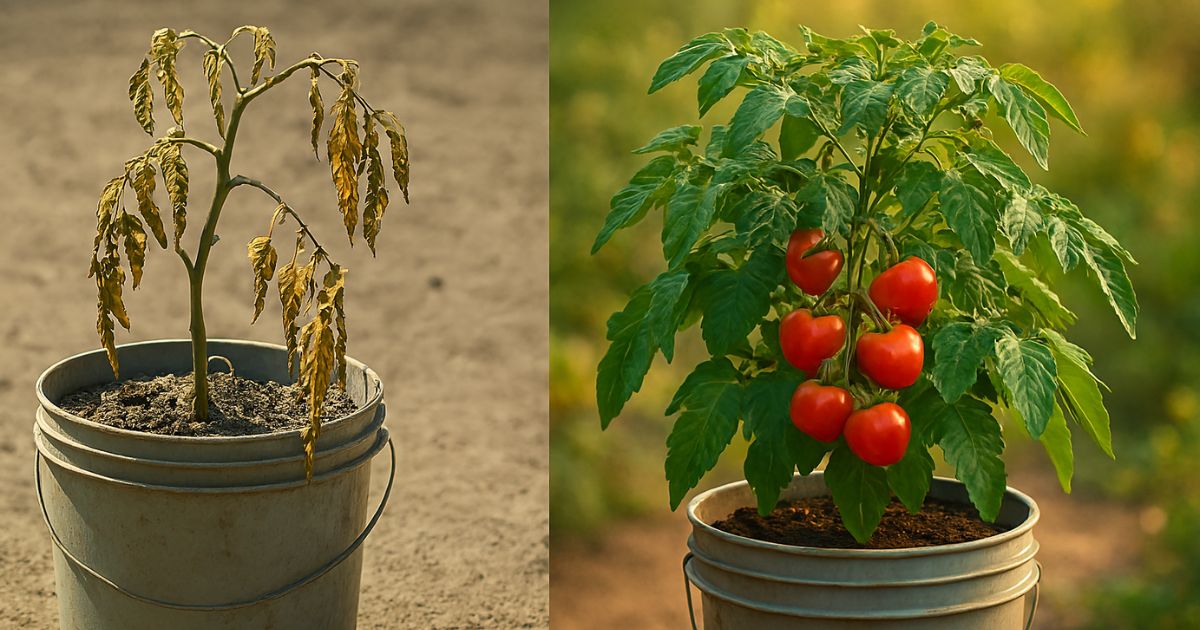 ¿Tomates marchitos? La solución es más fácil de lo que crees