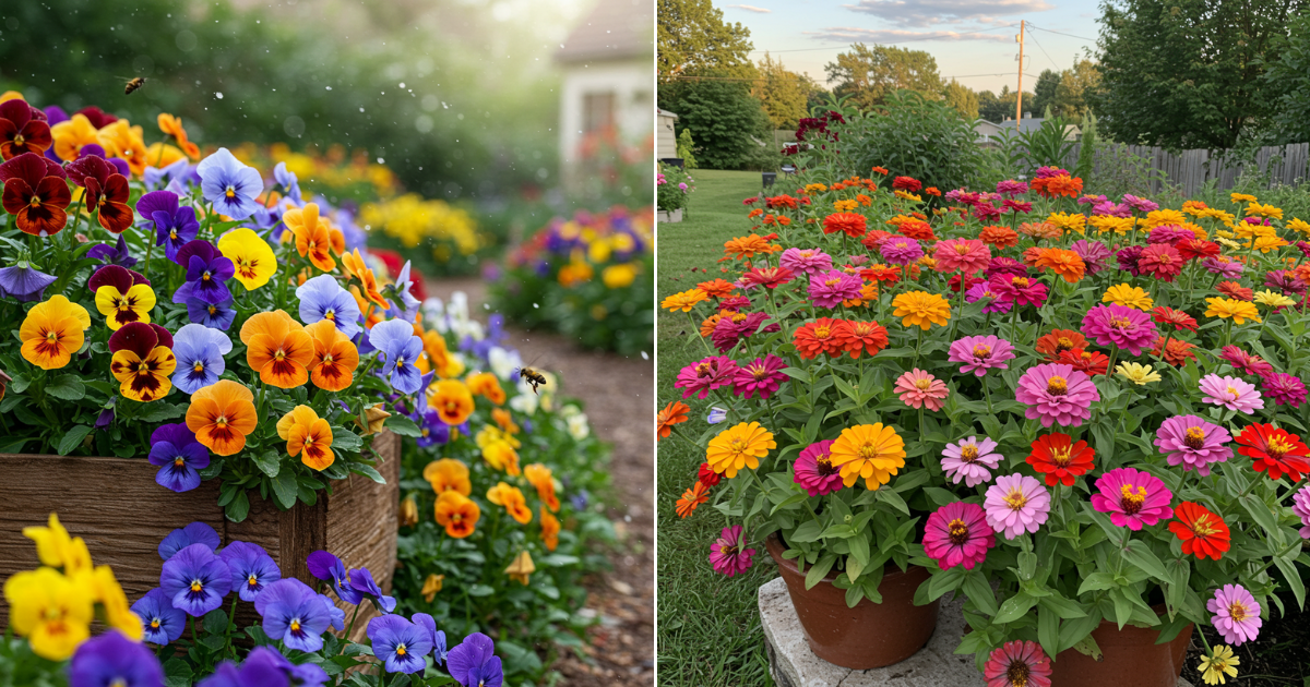 10 Flores de Primavera de Crecimiento Rápido para un Jardín Colorido