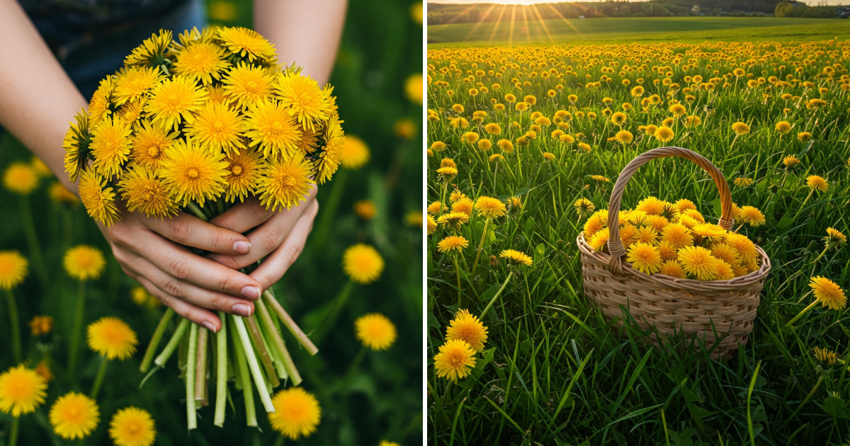 10 razones para recoger flores de diente de león hasta que tus dedos se vuelvan amarillos