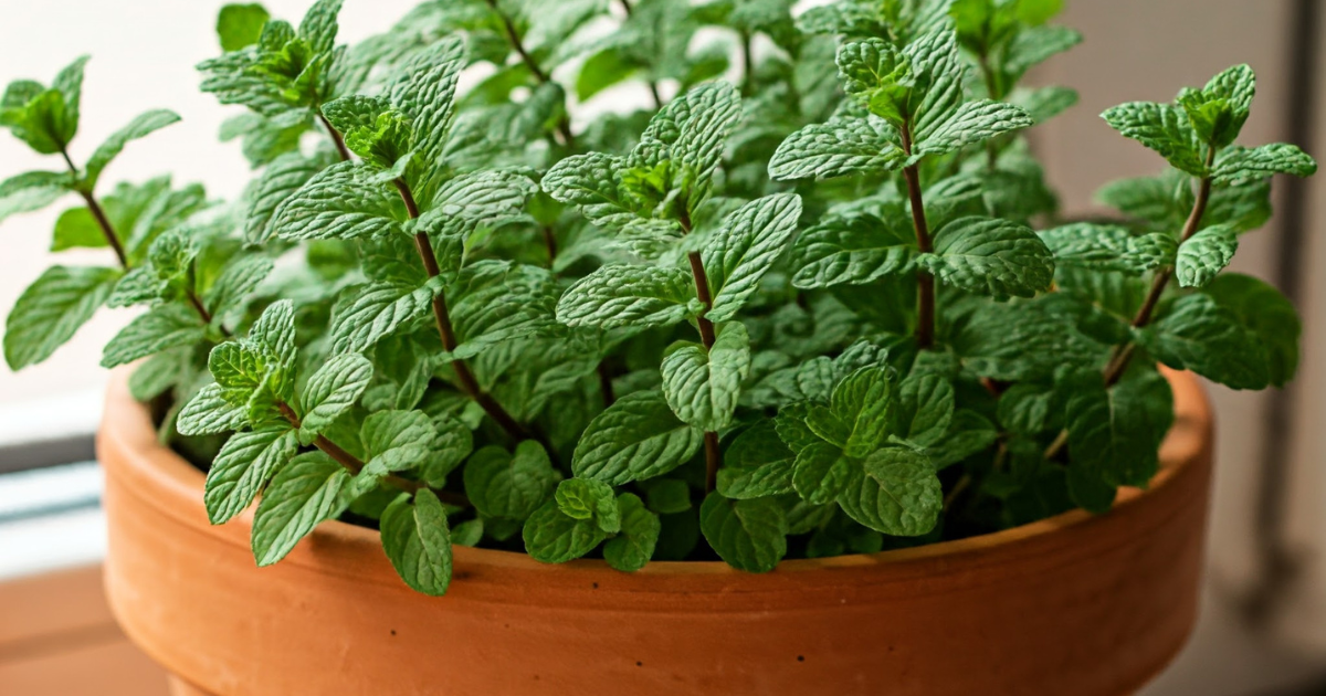 5 Buenas razones para cultivar menta en macetas en casa