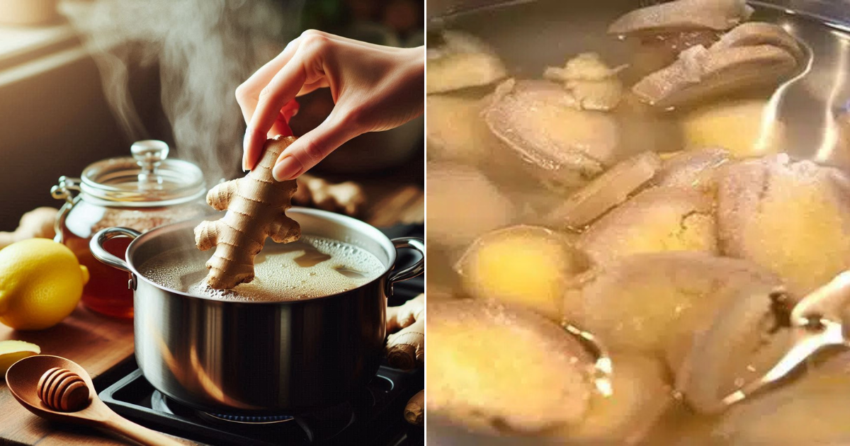 Agua de Jengibre: La Bebida Más Saludable para Quemar Toda la Grasa de la Cintura, Espalda y Muslos