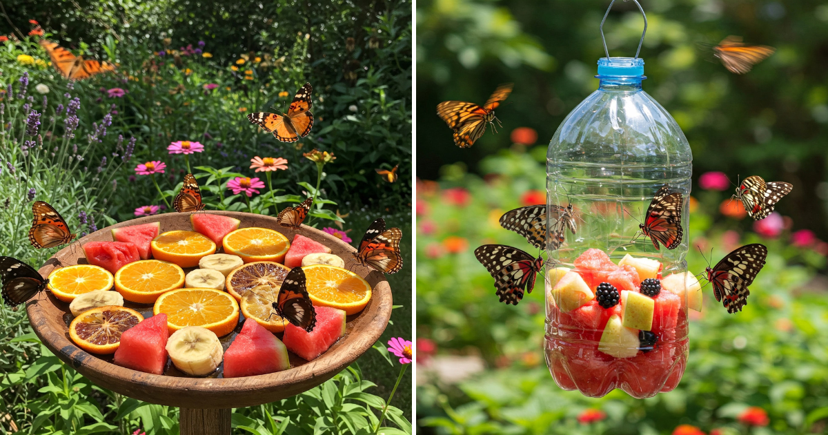 Atraer mariposas con un comedero de frutas casero: una guía paso a paso