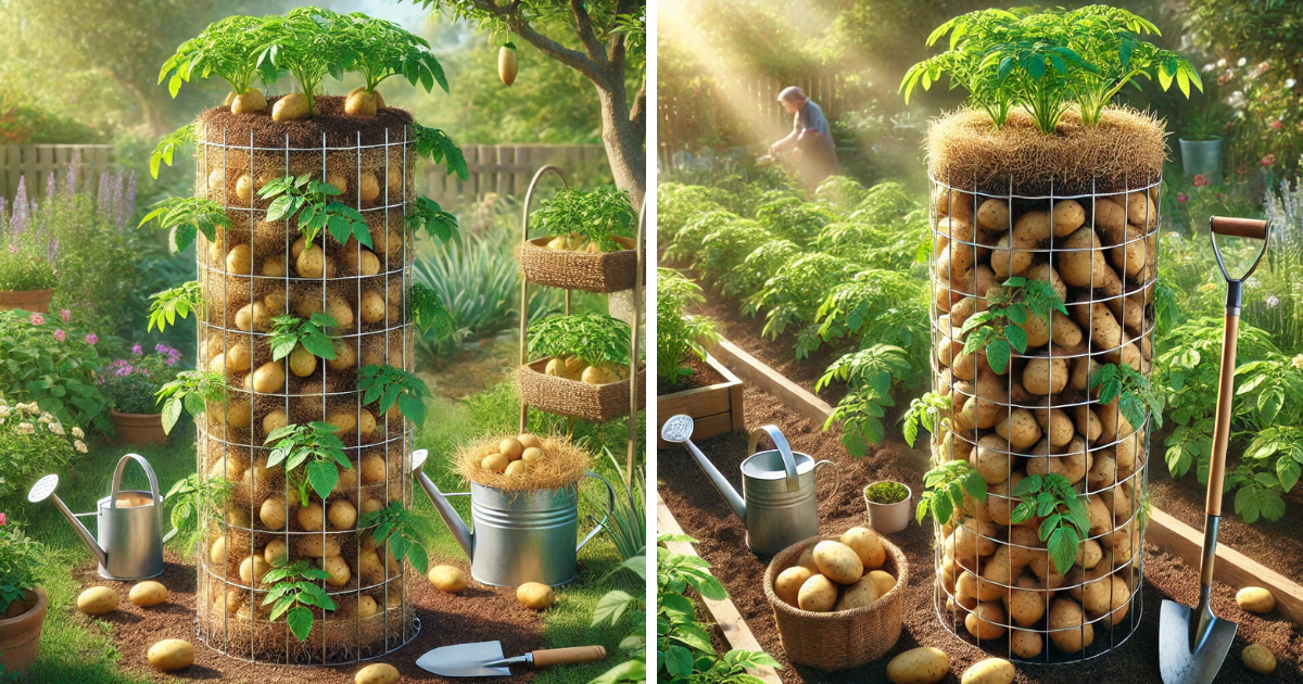 Cómo Construir una Torre de Patatas: Guía Paso a Paso para Maximizar el Espacio en tu Jardín