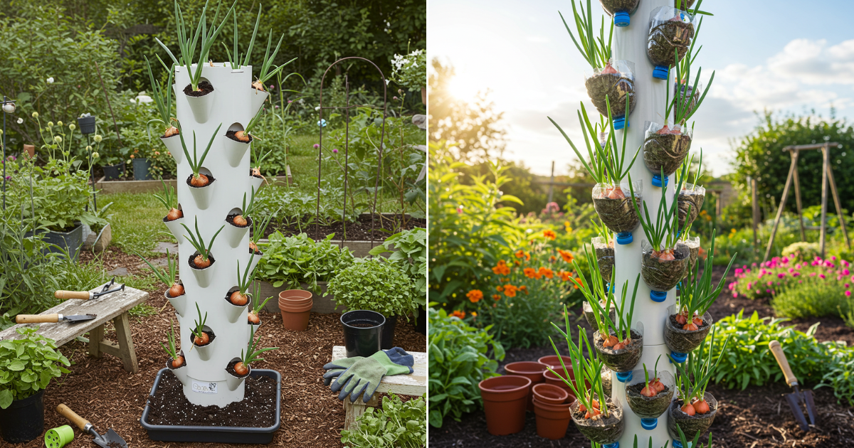 Cómo Cultivar Una Torre De Cebollas: Guía Completa