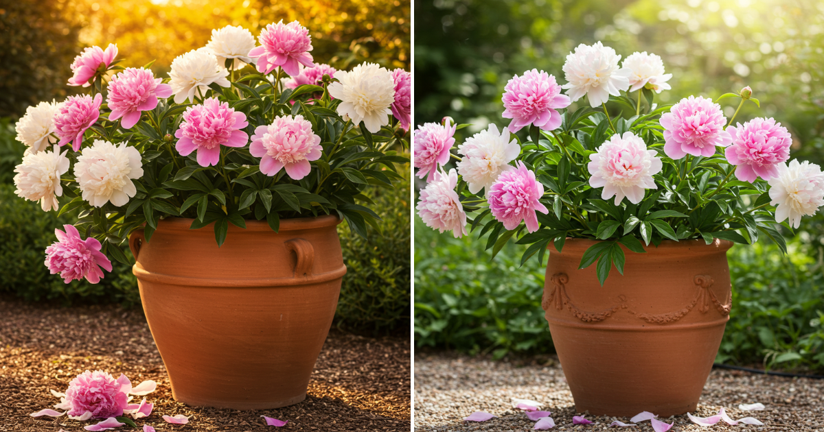 Cómo cultivar peonías en macetas