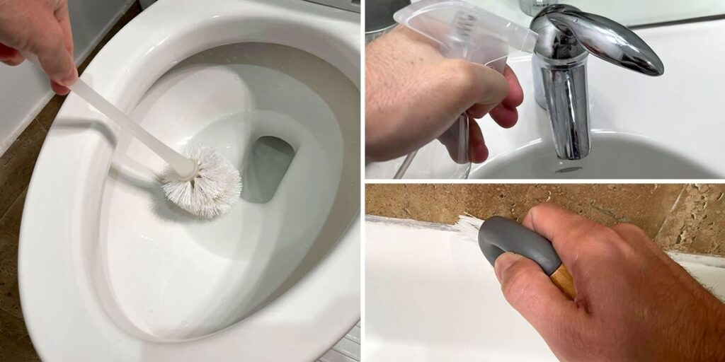 Cómo limpiar todo el baño con vinagre blanco alcohólico para perfumarlo y hacerlo brillar