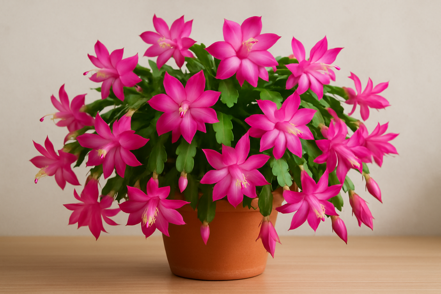 Cómo lograr que tu cactus de Navidad florezca como nunca antes