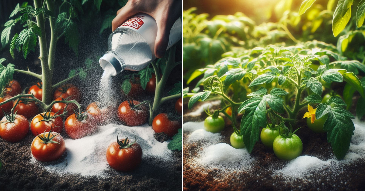 Cómo una pizca de bicarbonato de sodio puede hacer que tus plantas de tomate prosperen