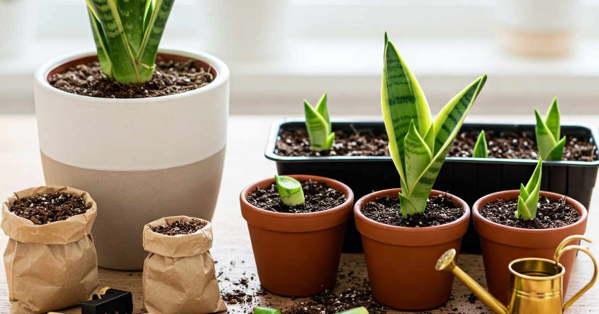 Convierte 1 Planta de Serpiente en Muchas con Estos Métodos Brillantes